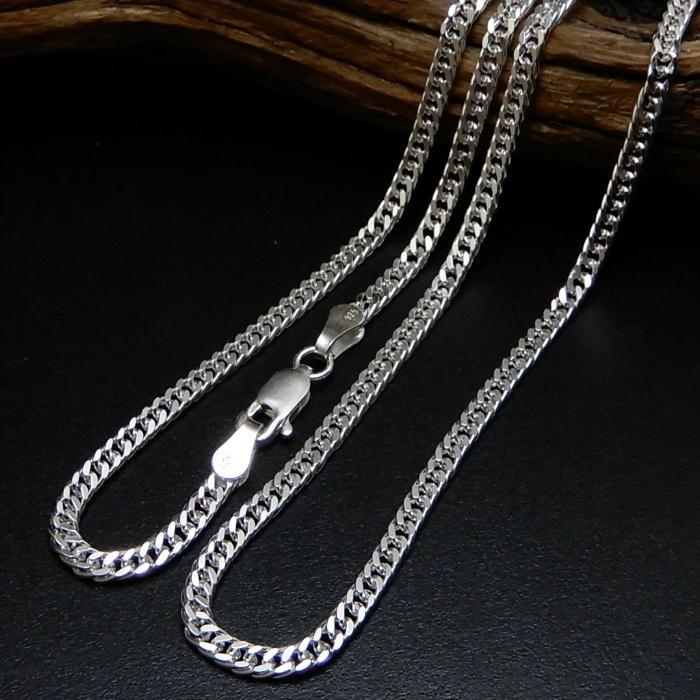 喜平 ネックレス メンズ シルバー925 チェーン ダブル喜平 1.8mm 55cm シルバーネックレス メンズ ネックレス チェーン メンズダブル 喜平 チェーン 銀 鎖 |  | 01