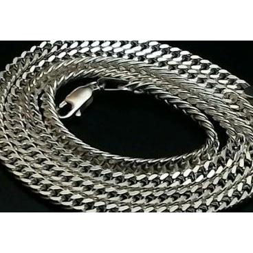 喜平 ネックレス メンズ シルバー925 チェーン ダブル喜平 3.5mm