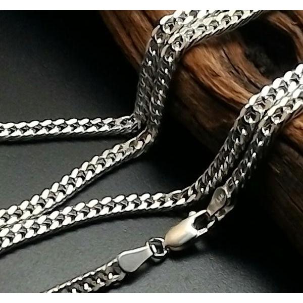 喜平 ネックレス メンズ シルバー925 チェーン ダブル喜平 3.5mm 喜平 ネックレス メンズ シルバー925 チェーン ダブル喜平 3.5mm
