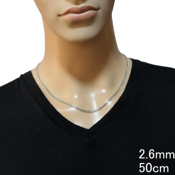 喜平 ネックレス メンズ シルバー925 チェーン ダブル喜平 2.6mm 50cm シルバーネックレス メンズ ネックレス チェーン ロジウム加工 喜平 チェーン |  | 05