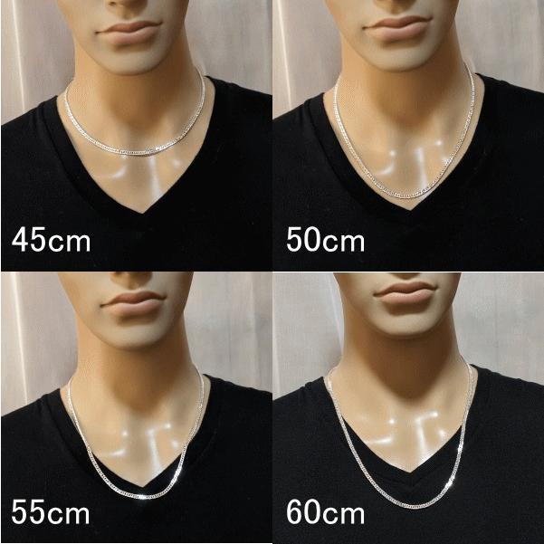 喜平 ネックレス メンズ シルバー925 チェーン ダブル喜平 3.5mm 45cm シルバーネックレス メンズ ネックレス チェーン ロジウム加工 太い 喜平 チェーン |  | 07