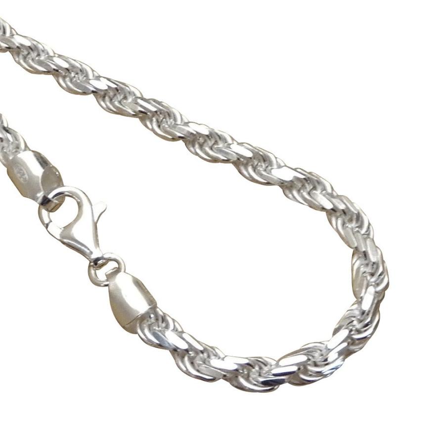 スターリングシルバー925 6面カット 喜平55cm 49g 刻印あり 喜平 6 面