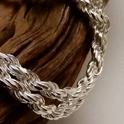 925 無垢 本物 シルバー925 ネックレス メンズ チェーン 幅2.8mm 50cm 55cm ロープチェーンシルバーネックレス メンズ ロープ ネックレス チェーンのみ |  | 04