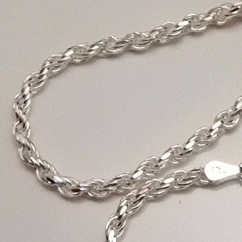 925 無垢 本物 シルバー925 ネックレス メンズ チェーン 幅2.8mm 50cm 55cm ロープチェーンシルバーネックレス メンズ ロープ ネックレス チェーンのみ |  | 05