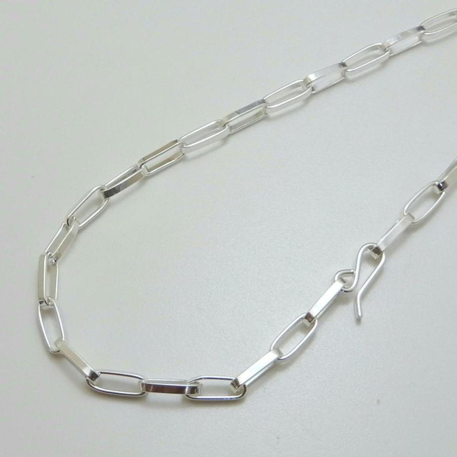 太い ネックレス メンズ チェーン シルバー925 ホピ族 ハンドメイド 4.5mm 60cm ホピチェーン シルバーネックレス メンズ ホピネックレス シルバーチェーン_1