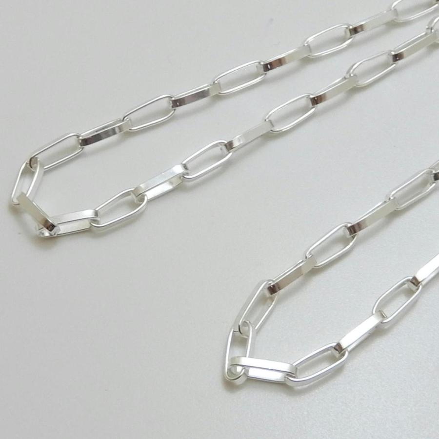 太い ネックレス メンズ チェーン シルバー925 ホピ族 ハンドメイド 4.5mm 60cm ホピチェーン シルバーネックレス メンズ ホピネックレス シルバーチェーン_2