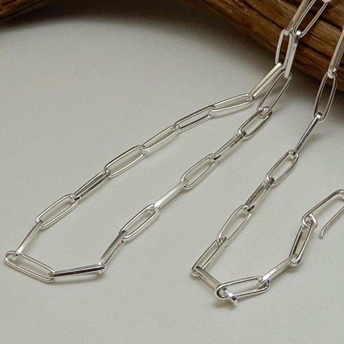 ネックレス メンズ チェーン シルバー925 ホピ族 ハンドメイド 2.6mm