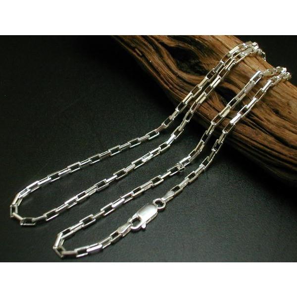 3.5mm60cm 存在感抜群ロングカットベネチアンチェーンLV360シルバー925 シルバーチェーン メンズネックレス シルバーネックレス |  | 02