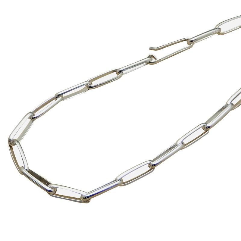 ハンドメイド ネックレス メンズ シルバー925 ナバホチェーン 40cm 3.6