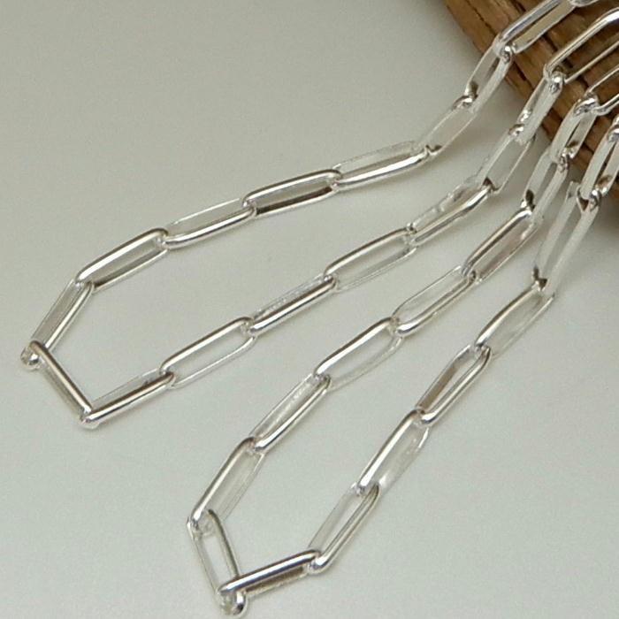 ハンドメイド ネックレス メンズ シルバー925 ナバホチェーン 40cm 3.6