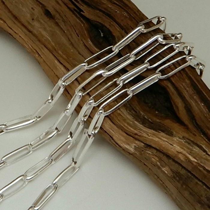 ハンドメイド ネックレス メンズ シルバー925 ナバホチェーン 55cm 3.6