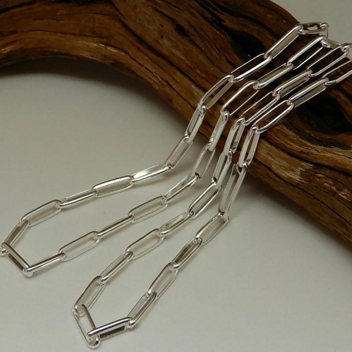 ハンドメイド ネックレス メンズ シルバー925 ナバホチェーン 55cm 3.6