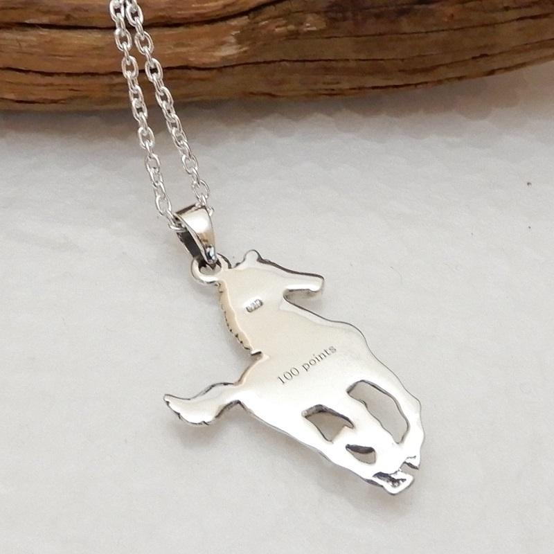 ネックレス メンズ シルバー925 馬 HORSE シルバーネックレス メンズネックレス ペンダント シルバーネックレス 馬ネックレス あずきチェーン付き |  | 01