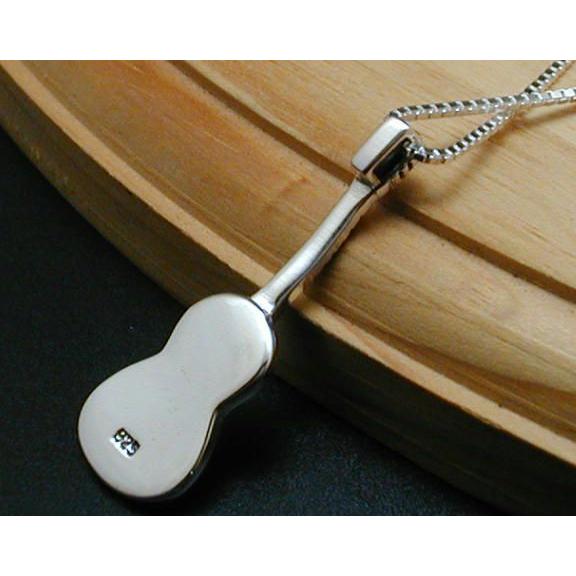 音楽好き必見ギターネックレスベネチアンチェーン付き シルバーネックレス メンズネックレス シルバー925 ペンダント |  | 02