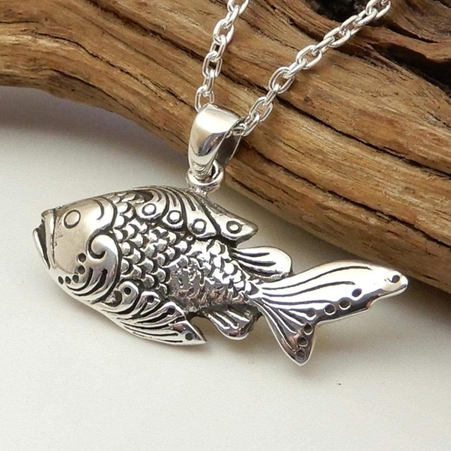 ヘッドのみ ネックレス メンズ シルバー925 お魚ネックレス フィッシュ シルバーネックレス メンズネックレス  お守り 100 points トップだけ |  | 01