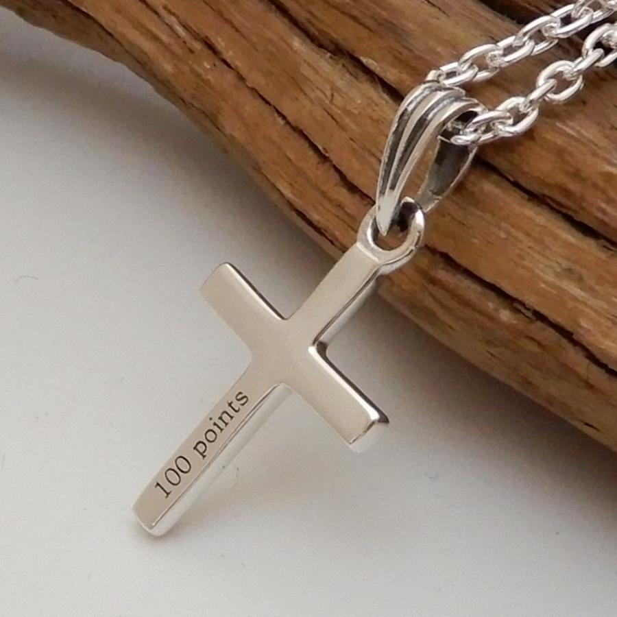 【値下げ❗️】シルバー925製　クロスネックレス 小さい クロス ネックレス メンズ シルバー925 シルバーネックレス
