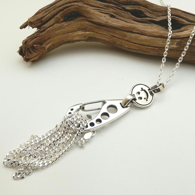 メンズ ネックレス シルバー キーホルダー型 ネックレス キーチャーム シルバーネックレス シルバー925 ペンダント アクセサリー 2.3mmあずきチェーン付き |  | 03