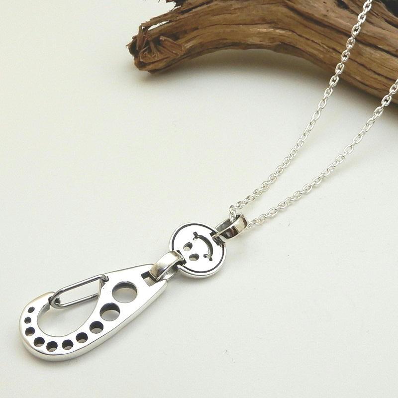 メンズ ネックレス シルバー キーホルダー型 ネックレス キーチャーム シルバーネックレス シルバー925 ペンダント アクセサリー 2.3mmあずきチェーン付き |  | 06