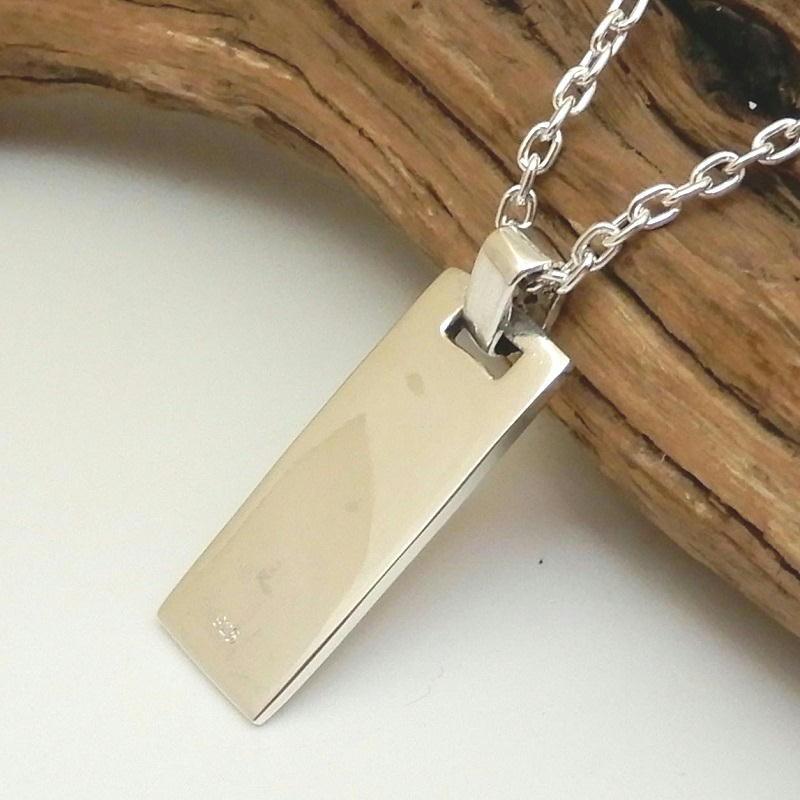 ネックレス メンズ シルバー プレートネックレス シルバーネックレス メンズネックレス シルバー925 シンプル プレート アクセサリー あずきチェーン付き Pg261cl 100点市場 通販 Yahoo ショッピング