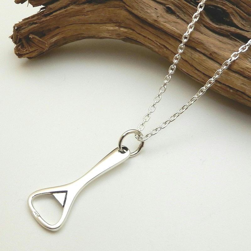 メンズ ネックレス シルバー bottle opener 栓抜き ボトルオープナー