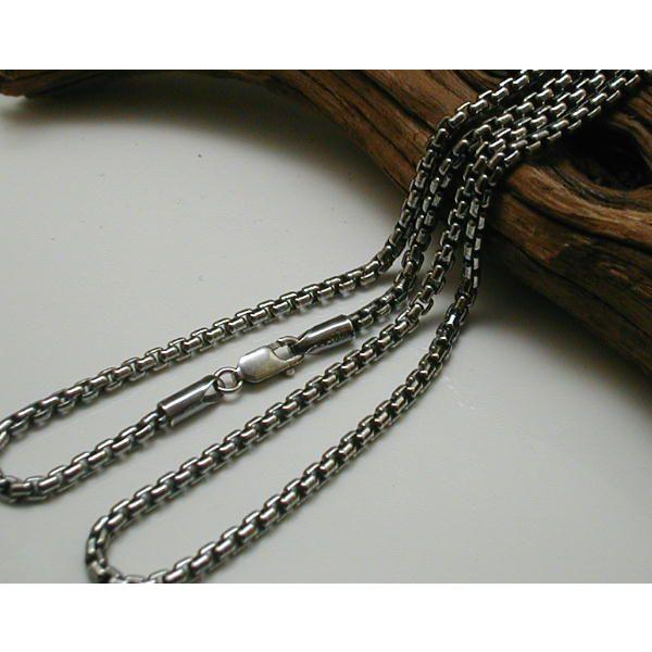送料無料 太い ネックレス メンズ シルバー925 角甲丸 チェーン 50cm 2 5mm 燻し加工 シルバーネックレス 角甲丸 ネックレス チェーン だけ シルバーチェーン 楽天ランキング1位 Www Muslimaidusa Org