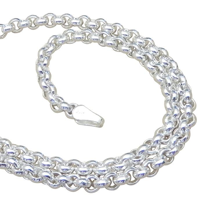 silver925 ロールチェーン(60cm) 存在感有り ネックレス メンズ シルバー925 ロールチェーン 60cm 3.6mm