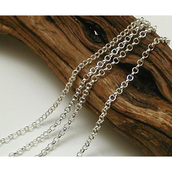 シルバー９２５ロールチェーン50センチ シルバー925 ロールチェーン ネックレス 幅5mm 50cm ネックレス