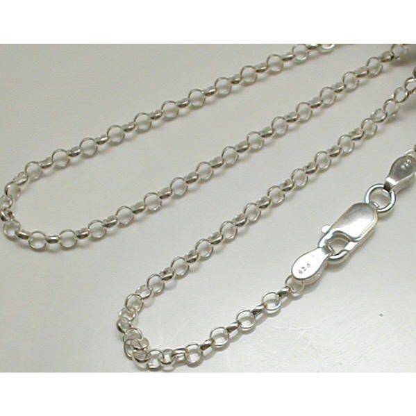 シルバー９２５ロールチェーン50センチ ネックレス メンズ シルバー925 ロールチェーン 50cm 2.3mm シルバー