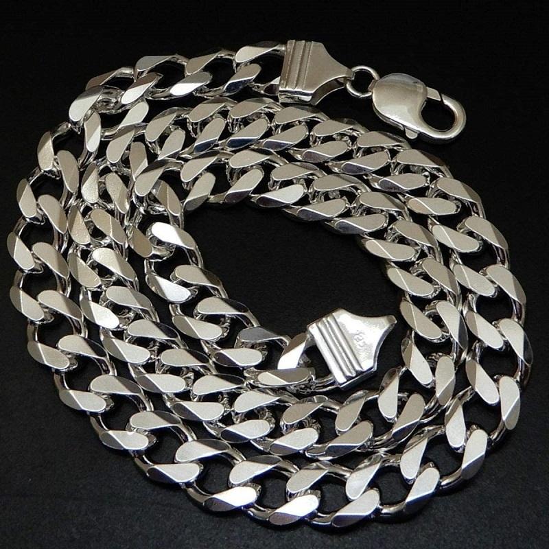 値下げ喜平ネックレス55センチ　シルバー925シルバーアクセサリー銀製品　装飾品 ネックレス メンズ シルバー925 喜平ネックレス 55cm 9.2mm 極太