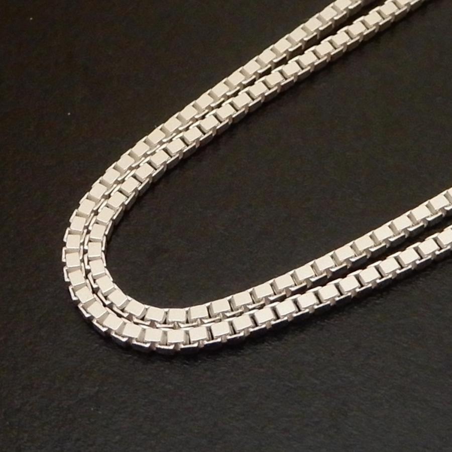 シルバー925 メンズネックレスチェーン　長さ50cm ネックレス チェーン メンズ 喜平 シルバー 925 ブランド
