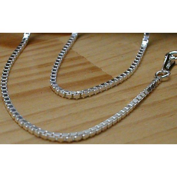 ネックレス メンズ シルバー925 ベネチアンチェーン 60cm 1.5mm