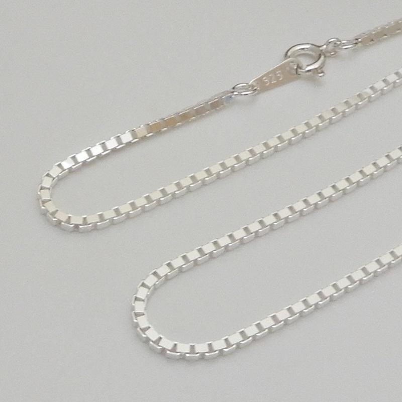 ネックレス メンズ チェーン シルバー925 40cm 1.9mm ベネチアン