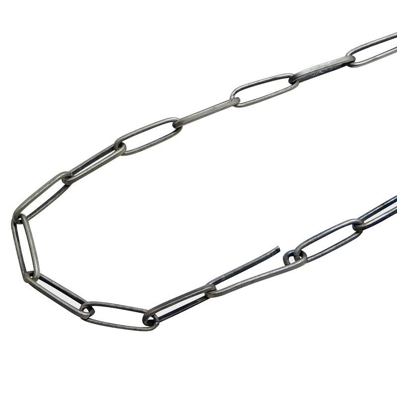 燻し加工 ネックレス メンズ チェーン シルバー925 ホピ族 2.6mm 50cm