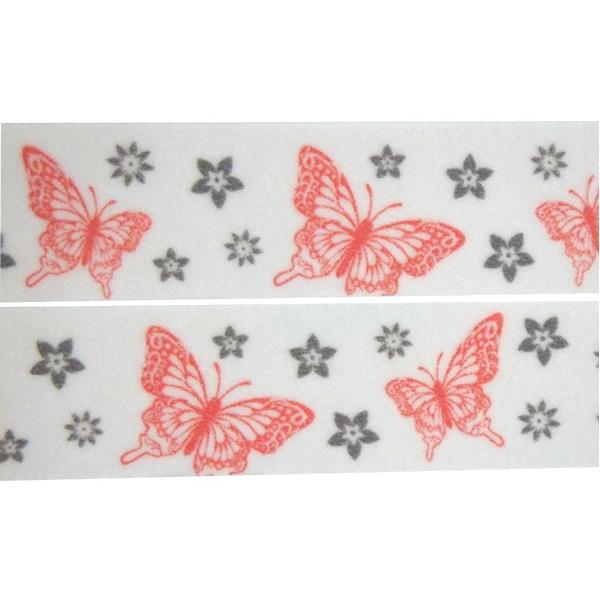 マスキングテープ 蝶 100円 100均 カラフル シール デコ かわいい