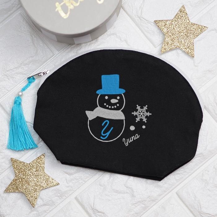 名入れ ポーチ 名前入り ポーチ プレゼント 女性 30代 誕生日プレゼント 女性 30代 ポーチ 小物入れ 雪だるま 敬老の日 ギフト Yk Pob 104 Tenfour 通販 Yahoo ショッピング
