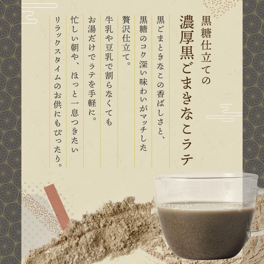 黒ごまラテ きな粉 200g 2袋 セット ラテ 黒ゴマ きなこ セサミ 粉末