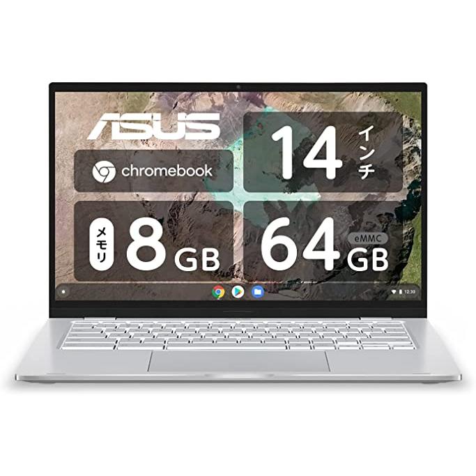 Chromebook ASUS C425TA ノートパソコン (14型 74キー英語キーボード 