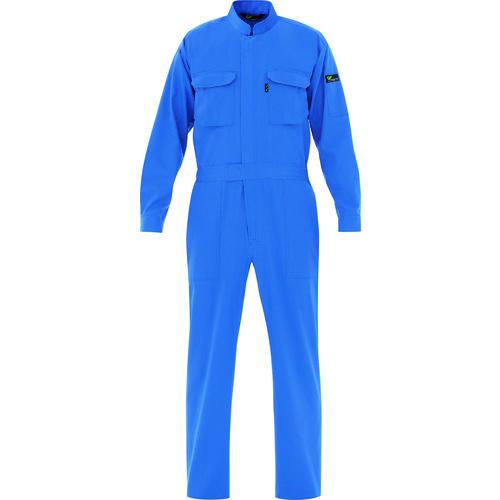 ミドリ安全 ベルデクセル Ｔ／Ｃ帯電防止ツナギ服 ブルー Ｌ