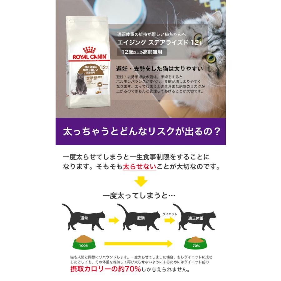 ロイヤルカナン エイジング ステアライズド 12 400g 12歳以上 適正体重の維持が難しい高齢猫用 食欲旺盛 避妊 去勢で太りやすい猫に Rc Dry Rcsc W 00 00 モコペット 通販 Yahoo ショッピング
