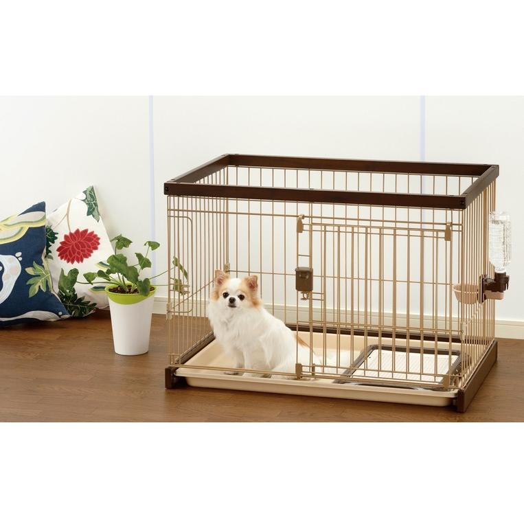 リッチェル 木製お掃除簡単サークル 90×60 / ブラウン 茶色 犬用 リッチェル 木製お掃除簡単サークル 90×60 / ブラウン 茶色 犬用