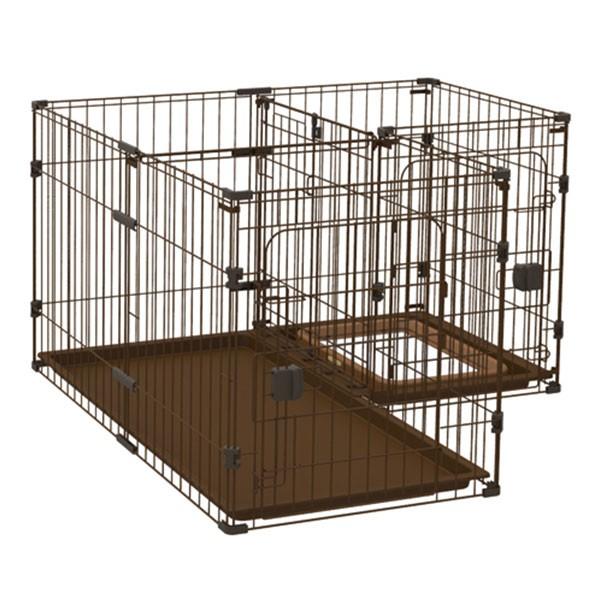 ペティオ [Petio] トイレのしつけ ドッグルームサークル2Way 4903588249815 #w-140936【大型商品のため同梱不可】の画像