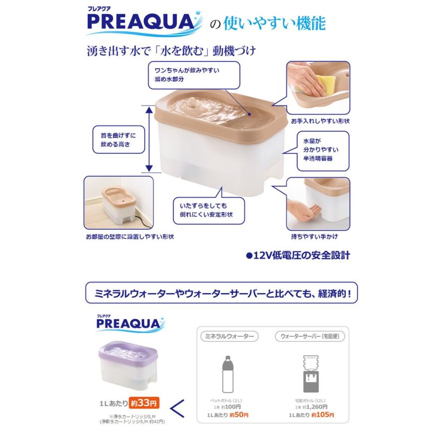 リッチェル Richell 犬の健康のため プレミアムな水 プレアクア ドッグウォーターファウンテン M ブラウン 浄水 給水器 犬ボウルsale 猫ボウルsale W 00 00 モコペット 通販 Yahoo ショッピング