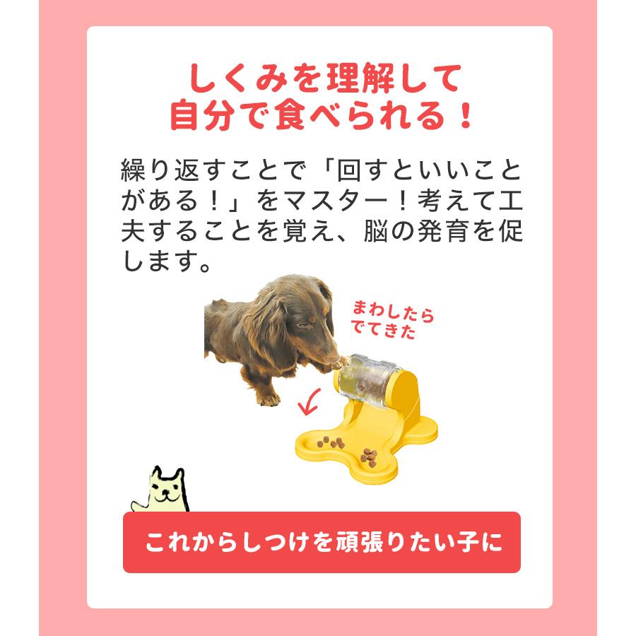 [ドギーマン]DoggyMan わんこのでるでる自飯器 犬用品食器・給水器・給餌器　自動給餌器 4974926012200 #w-169819-00-00｜1096dog｜06