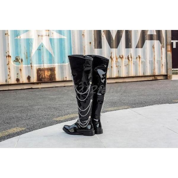 ロングブーツ メンズ エンジニアブーツ ウエスタンブーツ サイドファスナー付き 紳士靴 かっこいい ハイカットシューズ お兄系 Nmdx Feel Home 通販 Yahoo ショッピング