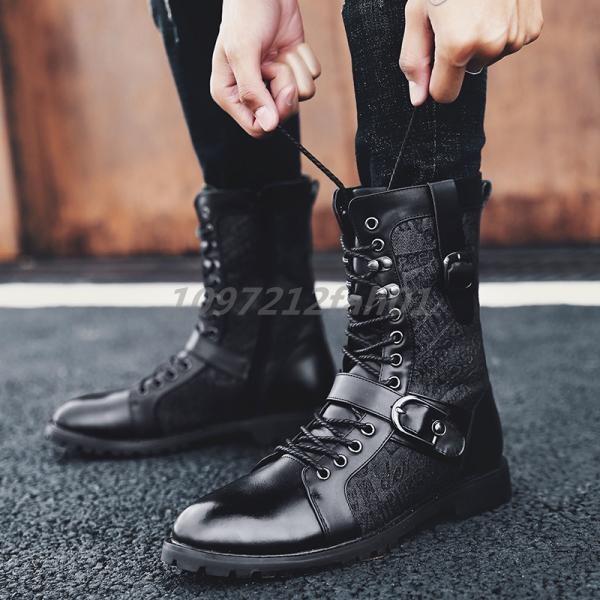 ブーツ 売れ筋がひクリスマスプレゼント メンズ エンジニアブーツ ウエスタンブーツ ミリタリーブーツ かっこいい ハイカットシューズ お兄系 紳士靴