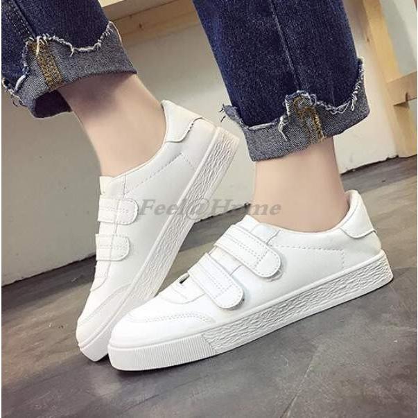 送料無料 スニーカー 厚底靴 レディース 美脚 ローカット ウォーキングシューズ マジックテープ 歩きやすい おしゃれ 定番 防水 新品 Nxbx1907 Feel Home 通販 Yahoo ショッピング