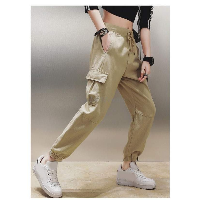 カーゴパンツ レディース ロング丈 ミリタリーパンツ ワークパンツ チノパン パンツ カジュアル ボトムス 大きいサイズあり Wllgzk Feel Home 通販 Yahoo ショッピング