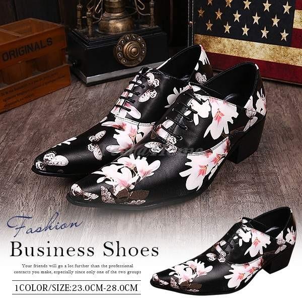 ドレスシューズ メンズ ビジネス靴 ホストシューズ 革靴 夜店 花柄 ローカット ポインテッドシューズ ホスト靴 お兄系 紳士靴 格好いい Xknlx Feel Home 通販 Yahoo ショッピング