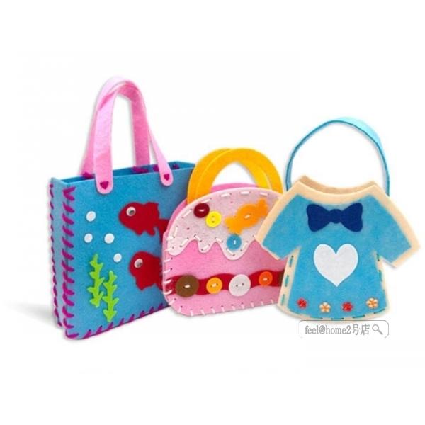 手作り裁縫キット 子供手芸用品 縫製手芸 ハンドメイド フェルト素材 ガイド穴付き かわいい ハンドバッグ 2g0g1d1iy78 Feel Home2号店 通販 Yahoo ショッピング