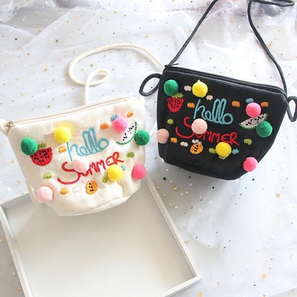 カバン キッズ カジュアル 斜めがけ 女の子 おしゃれ 手作り プレゼント 誕生日 韓国風 可愛い 斜めバッグ 毛玉 Ertkuab29 Feel Home2号店 通販 Yahoo ショッピング